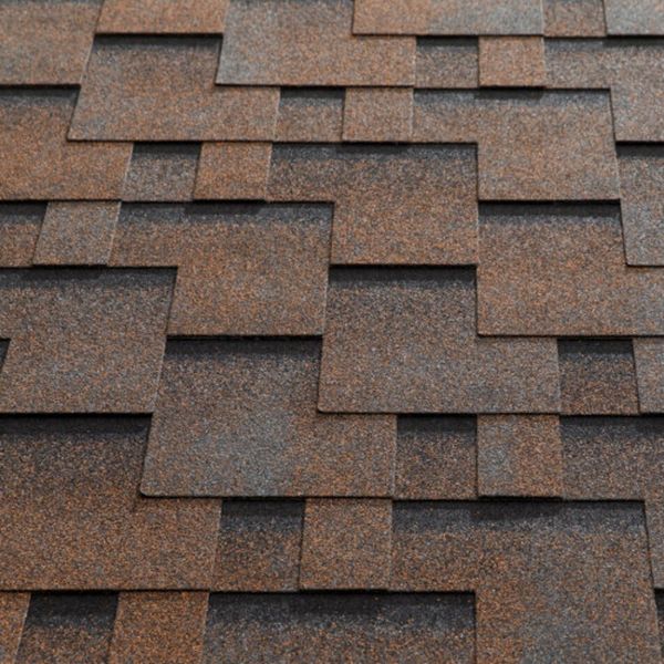 Бітумна черепиця Katepal Rocky мідний відлив