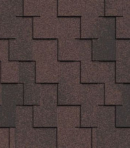 Бітумна черепиця Icopal SBS Claro Antik коричневий