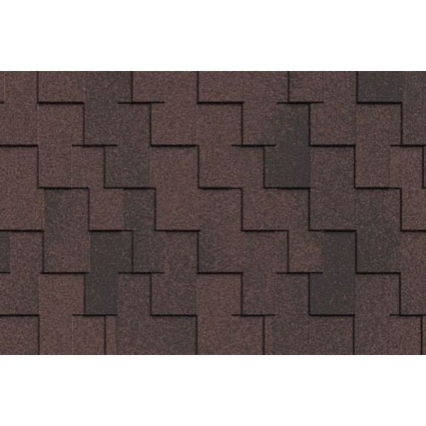 Бітумна черепиця Icopal SBS Claro Antik коричневий