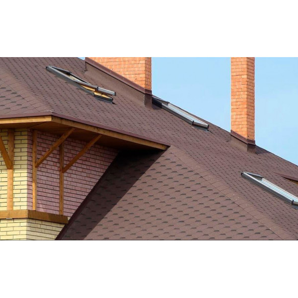 Бітумна черепиця Icopal SBS Tema Shadow коричневий