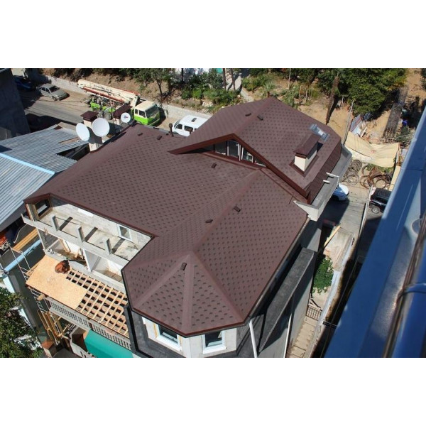 Бітумна черепиця Icopal SBS Tema Shadow коричневий