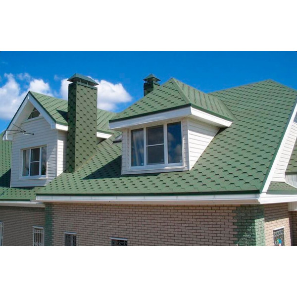 Бітумна черепиця Icopal SBS Трапеція зелений
