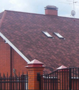 Бітумна черепиця Icopal SBS Tema Shadow цегляний