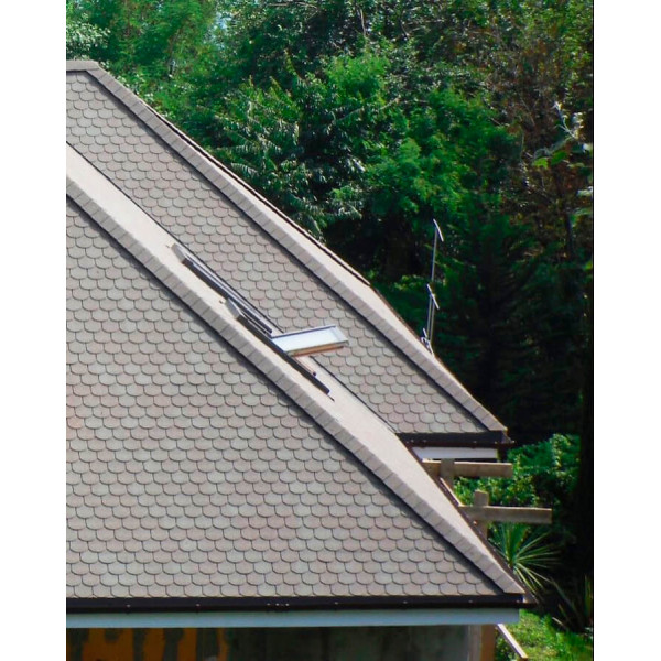 Бітумна черепиця Icopal SBS Хвіст бобра сланцевий