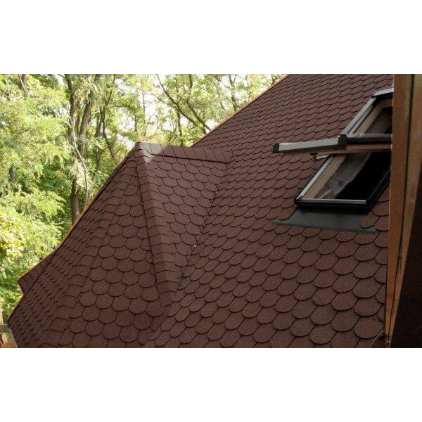 Бітумна черепиця Icopal SBS Хвіст бобра сланцевий