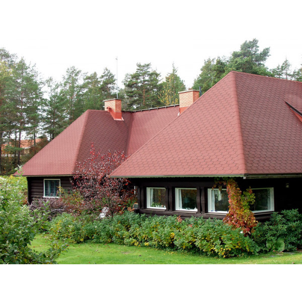 Бітумна черепиця Icopal SBS Хвіст бобра сланцевий