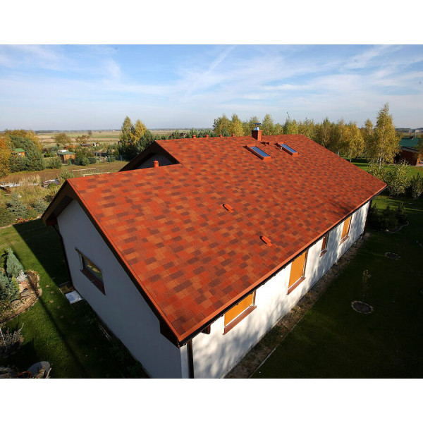 Бітумна черепиця Icopal SBS Прямокутник коричневий