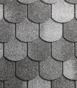 Бітумна черепиця Icopal SBS Хвіст бобра попелястий
