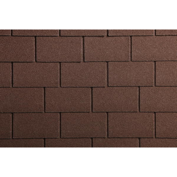 Бітумна черепиця Icopal SBS Прямокутник коричневий