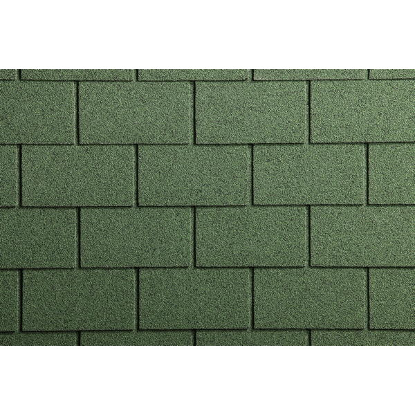 Бітумна черепиця Icopal SBS Прямокутник зелений