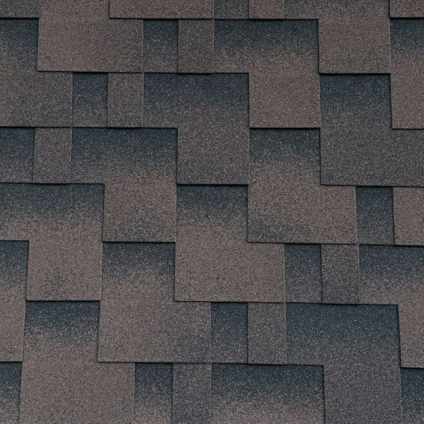 Бітумна черепиця Акваізол Акцент Коричнева ЕКО