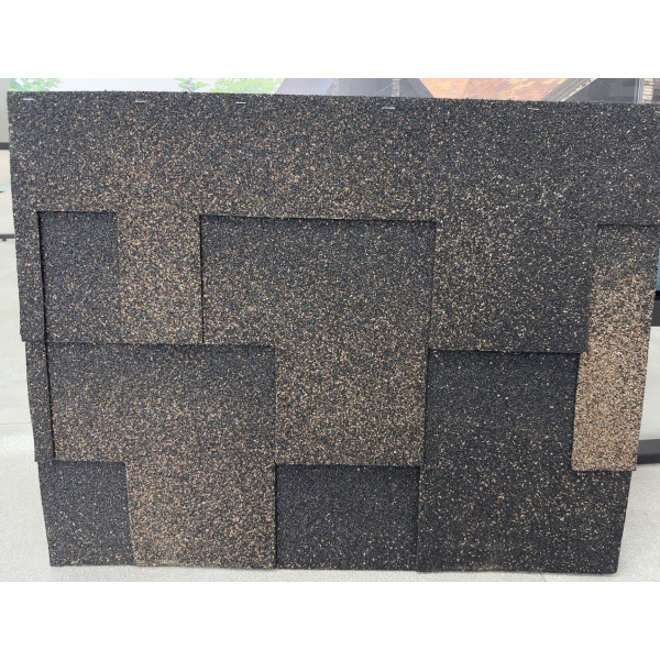 Бітумна черепиця Акваізол Акцент Графіт