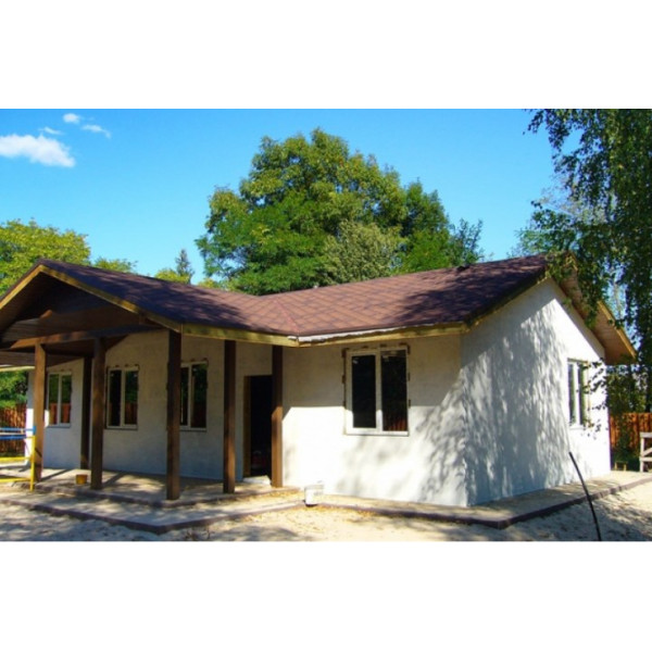 Бітумна черепиця Акваізол Мозаїка Коричнева Мікс