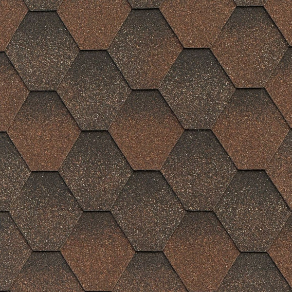 Бітумна черепиця Акваізол Мозаїка Корсика