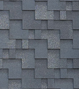 Бітумна черепиця Акваізол Акцент Маренго "Престиж"