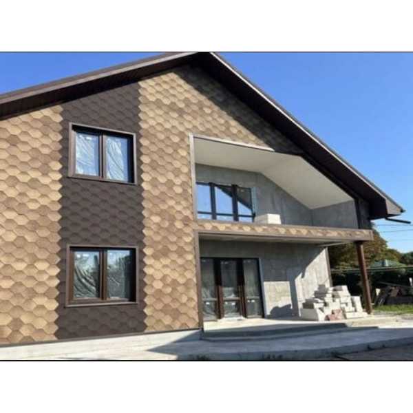 Бітумна черепиця Акваізол Мозаїка Сахара