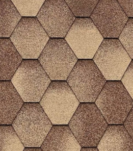 Бітумна черепиця Акваізол Мозаїка Сахара