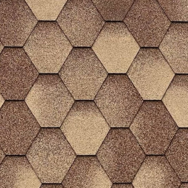 Бітумна черепиця Акваізол Мозаїка Сахара