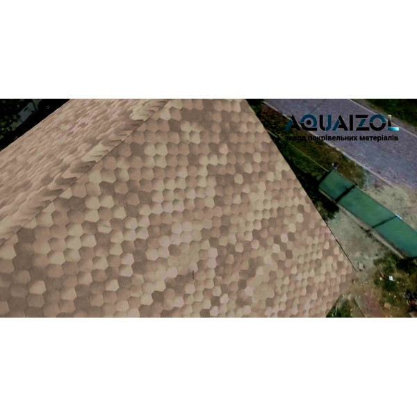 Бітумна черепиця Акваізол Мозаїка Сахара