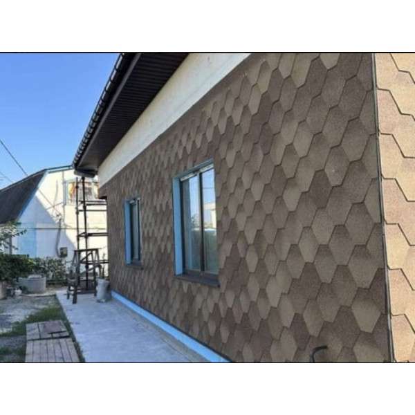 Бітумна черепиця Акваізол Мозаїка Сахара