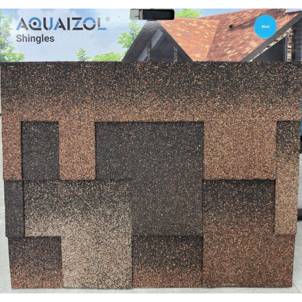 Бітумна черепиця Акваізол Акцент Віскі