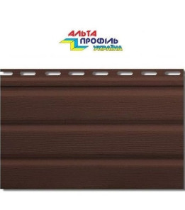 Софіт ALTA-SIDING колір Коричневий без перфорації