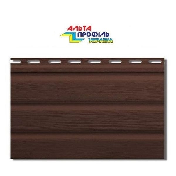 Софіт ALTA-SIDING колір Коричневий без перфорації
