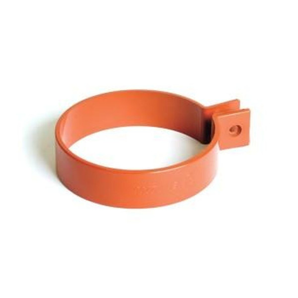 Хомут труби поліпропіленовий BRYZA Ø63 колір Коричневий