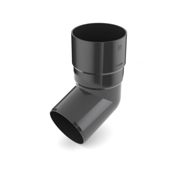 Коліно труби BRYZA Ø63 колір Коричневий