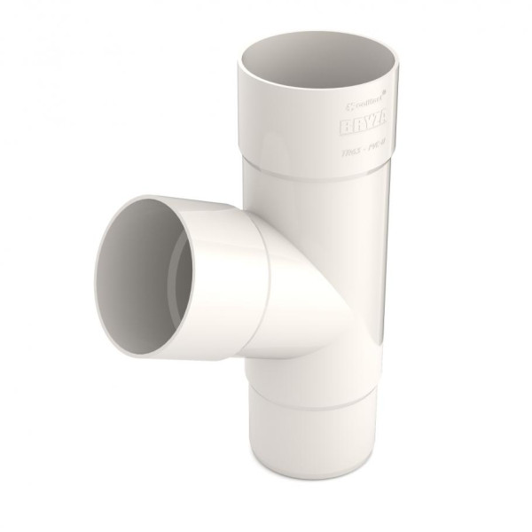 Трійник 67° 90/90 BRYZA Ø90 колір Коричневий