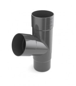 Трійник 67° 110/110 BRYZA Ø110 колір Коричневий