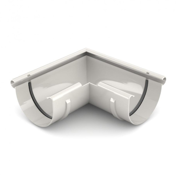 Кут ринви зовнішній 90 ° BRYZA Ø75 колір Коричневий