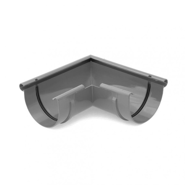 Кут ринви зовнішній 90 ° BRYZA Ø75 колір Коричневий