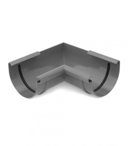 Кут ринви внутрішній 90 ° BRYZA Ø125 колір Коричневий