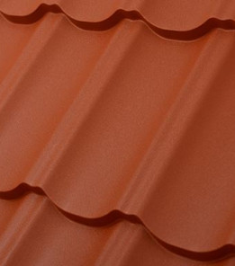 Металочерепиця Ера В'єтнам 0,40мм стигла вишня 3005 мат розмір під замовлення