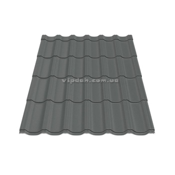 Металочерепиця Ера В'єтнам 0,40мм стигла вишня 3005 мат розмір під замовлення