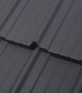 Металочерепиця Мадера В'єтнам 0,45мм чорний 9005 мат розмір під замовлення