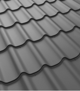 Металочерепиця Монтеррей В'єтнам 0,40мм коричневий 8017 мат розмір під замовлення