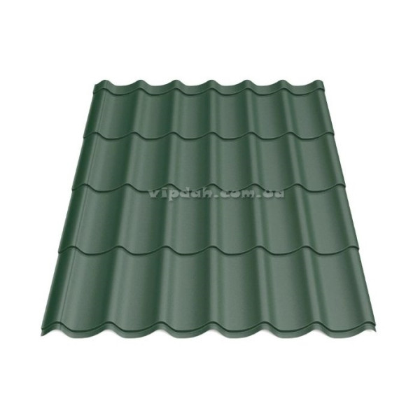 Металочерепиця Монтеррей Arvedi ІталІя 0,45мм коричневий 8017 мат розмір під замовлення