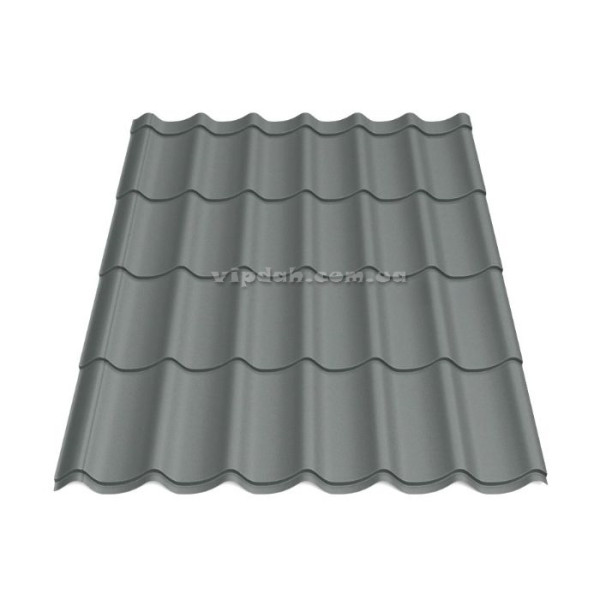 Металочерепиця Монтеррей В'єтнам 0,40мм коричневий 8017 мат розмір під замовлення