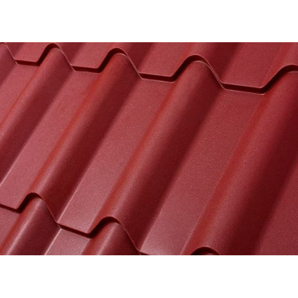 Металочерепиця Ретро Преміум Thyssenkrupp Німеччина 0,50мм коричневий 8017 мат розмір під замовлення