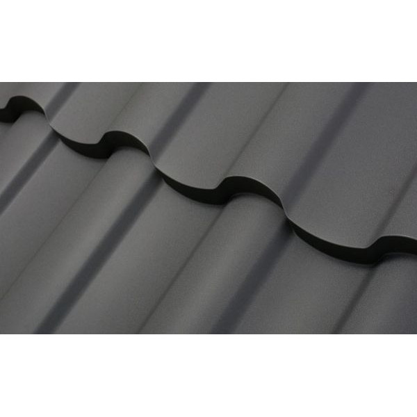 Металочерепиця Венера Arvedi ІталІя 0,45мм чорний 9005 мат розмір під замовлення