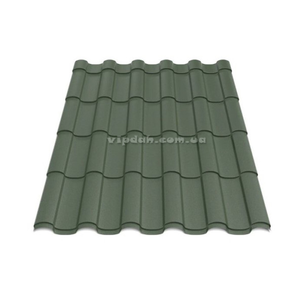 Металочерепиця Венера Arvedi ІталІя 0,45мм чорний 9005 мат розмір під замовлення