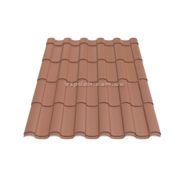 Металочерепиця Венера Arvedi ІталІя 0,45мм чорний 9005 мат розмір під замовлення