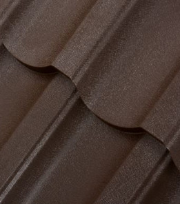 Металочерепиця Модерн В'єтнам 0,45мм коричневий 8017 мат розмір під замовлення