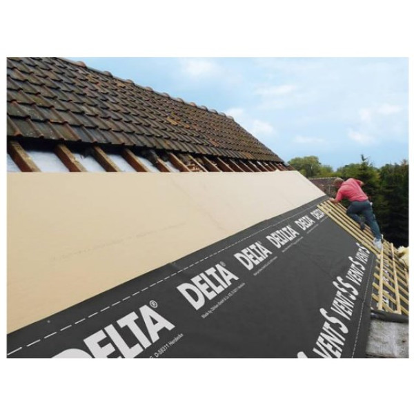 Супердифузійна мембрана Delta Vent S з самоклеючими краями