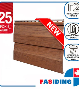 Вініловий сайдинг Fasiding WoodHouse колір Дуб морений