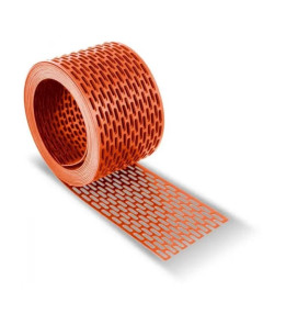 Перфорована стрічка карнизного звису GRID ROOF 100мм колір Чорний