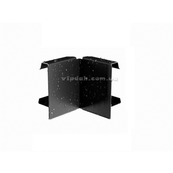 Кут внутрішній для декоративної накладки ринви Niagara квадратна колір Графітовий