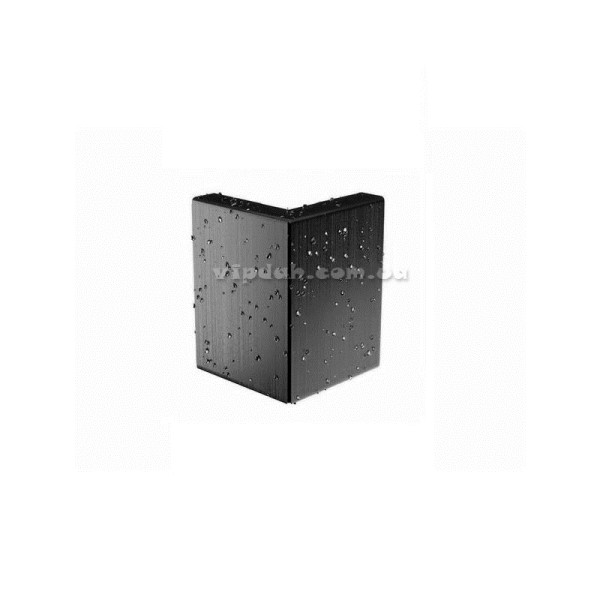 Кут зовнішній для декоративної накладки ринви Niagara квадратна колір Графітовий